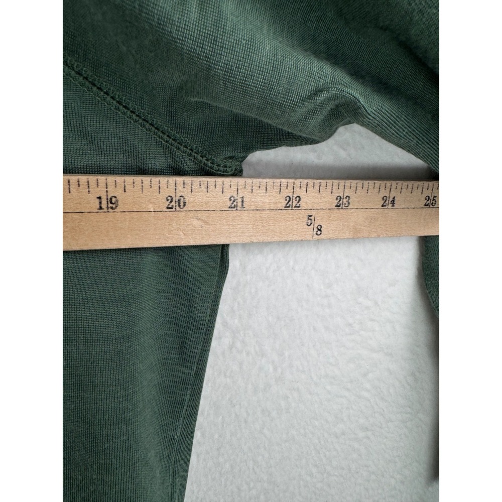 Abercrombie Fitch Green Oversized Quarter Zip Pullover Sweatshirt Size L‎ - Picture 5 of 8
